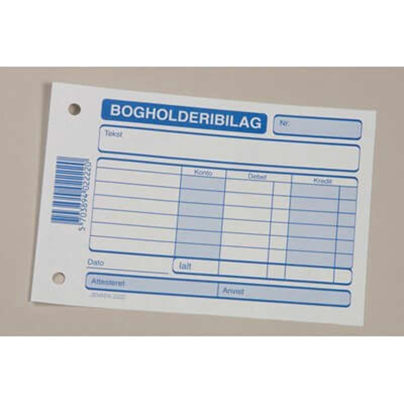 Bogholderibilag Jensen  2222