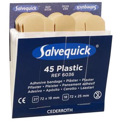 Plaster refill Salvequick Cederroth 45stk./pk.