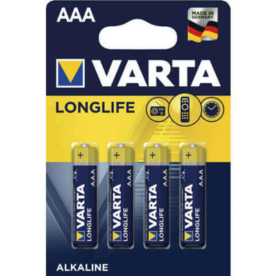 Batteri Varta Longlife AAA 4stk/pak
