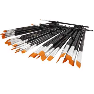 Pensel Creas YellowLine flad 0-16mm 36 ass