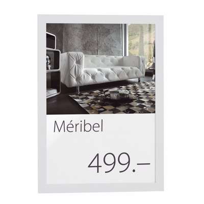 Inforamme Duraframe A4 magn/selvkl. hvid pk./2