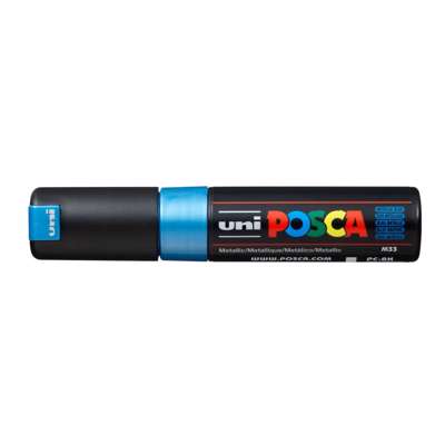 Marker Uni Posca PC-8K, metallic blue