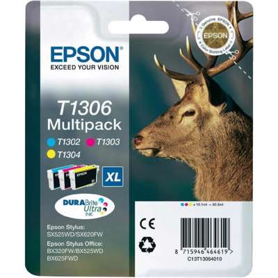 Farvepatron Epson T1306 Multi Pack XL