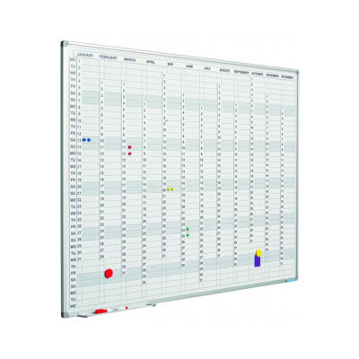 Planlægningstavle årskalender 120x90 cm