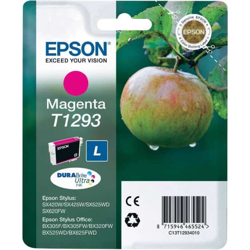 Farvepatron Epson T1293, t/BX305F/SX420, magenta