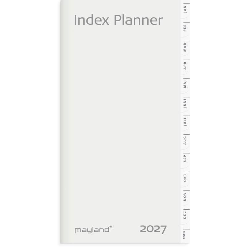Index Planner månedskalender 2027 Mayland REFILL