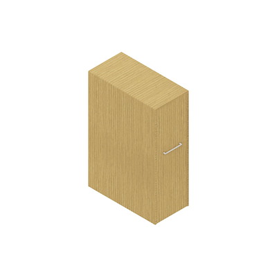 Udtræksskab Dencon Delta45 2378 120x40x80 m/bakke