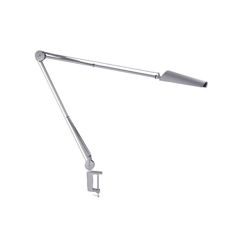 Lampe LUXO Air LED alu 800 mm arm m/bordklemme asym.