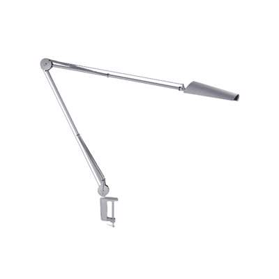 Lampe LUXO Air LED alu 800 mm arm m/bordklemme asym.