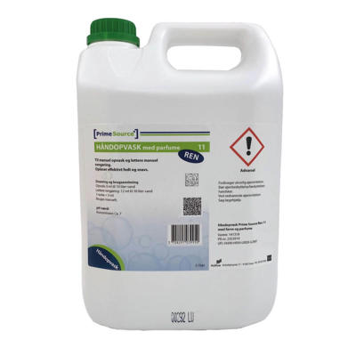 Opvaskemiddel PrimeSource Ren 11 m/farv-parf. grøn 5l