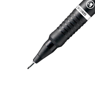 Fiberpen Stabilo Sensor 0.3 mm Fineliner sort
