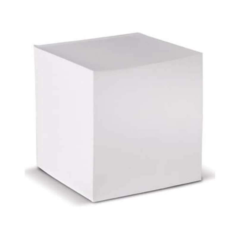 Kubus refill løse blade hvid 9x9x9 cm