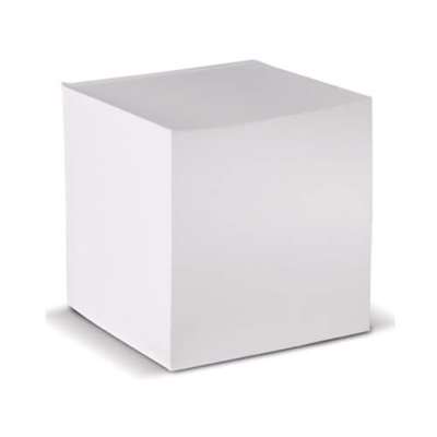 Kubus refill løse blade hvid 9x9x9 cm