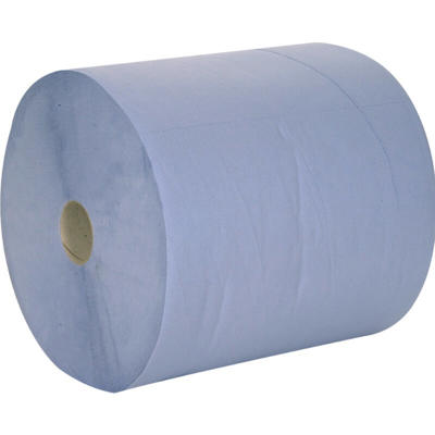 Værkstedsrulle 2-lags 360m x 36cm, Ø27cm, blå /2
