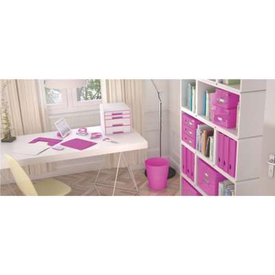 Skuffekabinet Click&Store 3 skuffer Leitz WOW pink