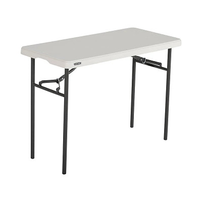 Klapbord LifeTime eksamensbord 100x50 stabelspor hvid