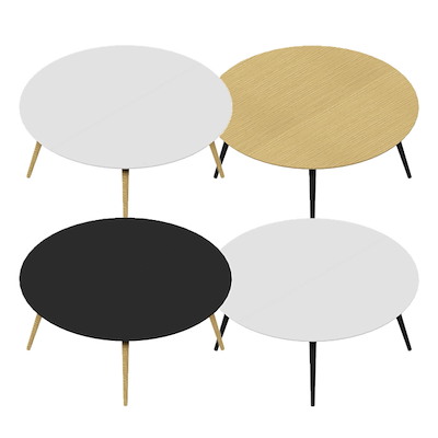 Konferencebord Dencon XL 1909 Ø180 HPL