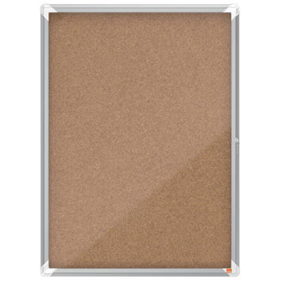 Opslagsskab Nobo Premium kork 9xA4 m/lås indendørs