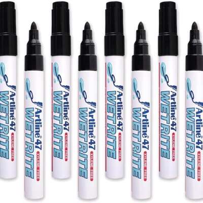 Marker Artline EK47 Wetrite 1.5 mm sort