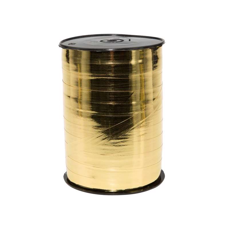 Gavebånd metallic guld 10mmx250m nr. 06