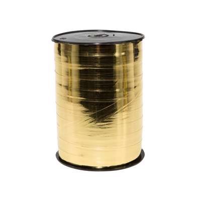 Gavebånd metallic guld 10mmx250m nr. 06