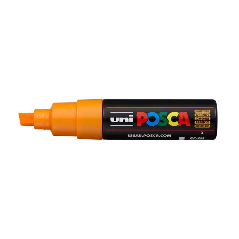 Marker Uni Posca PC-8K, brigt yellow 1560974
