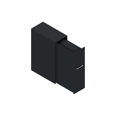 Udtræksskab Dencon Delta45 2377 120x40x80 antracit