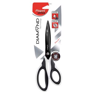 Saks Maped Diamond  21 cm sort/hvid