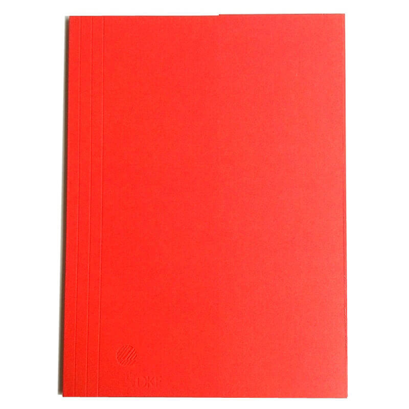 Mappe DKF nr. 103 A4 m/1 klap 801038, rød