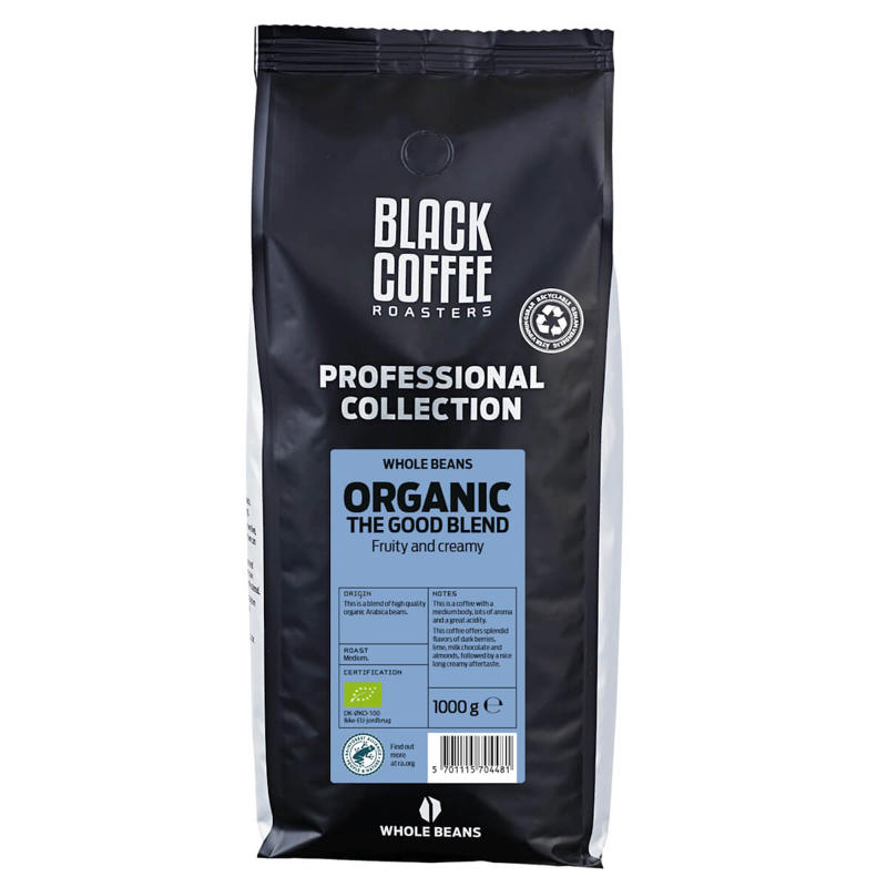 Kaffe BCR Espresso hele bønner Øko RFA 1 kg/ps