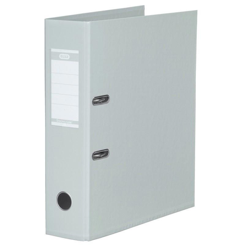 Brevordner ELBA PP A4 grå bred 1414-05