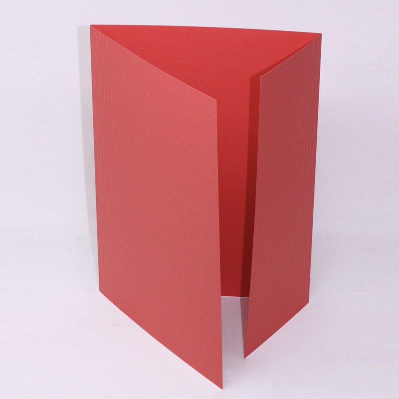 Mappe DKF nr. 103/8 folio 2x8 riller 800948 34cm, rød