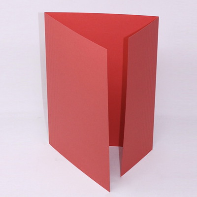 Mappe DKF nr. 103/8 folio 2x8 riller 800948 34cm, rød