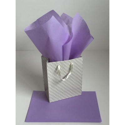 Silkepapir 48x36cm 17g lys lilla pk./480