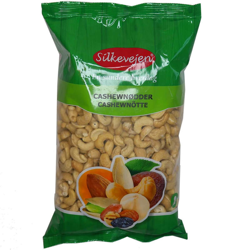 Cashewnødder Silkevejen naturel 1kg