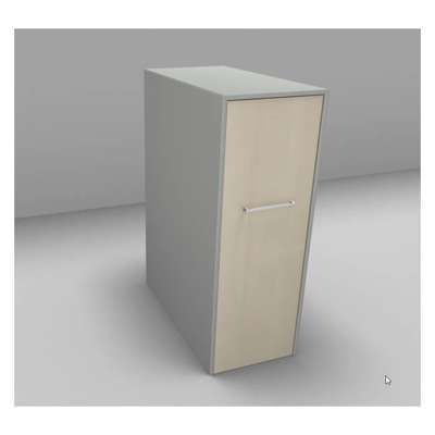 Udtræksskab Dencon Delta45 2369 110x40x80 lysegrå/ahorn