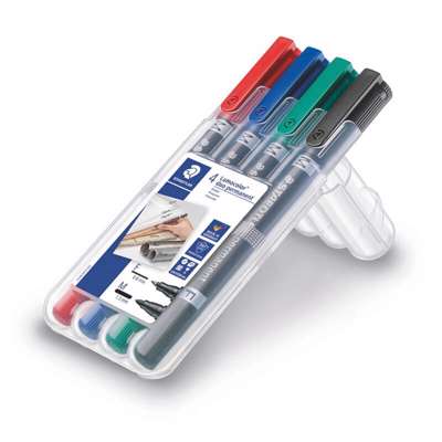 Marker Lumocolor Duo permanent F/M ass. 348 4stk/pk