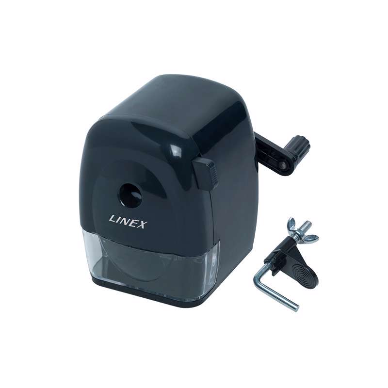 Blyantspidser Linex bordmodel DS1000 manuel håndsving