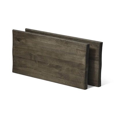 Tillægsplade konferencebord Atlantic 95x50x4cm røgf. eg/2