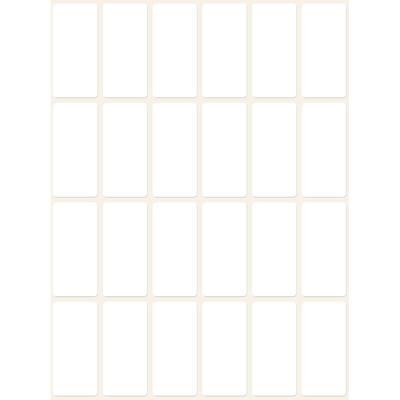 Etiket Avery hvid 38x18mm 3324 648stk/pk