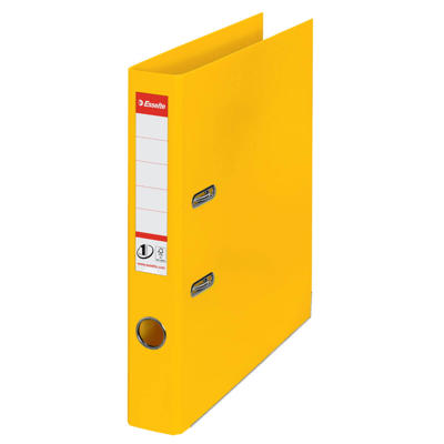 Brevordner Esselte No.1 Power gul A4 smal