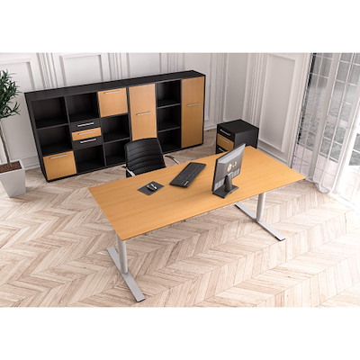 Hæve-sænkebord Dencon 11798 1800x800 alu stel eg pl
