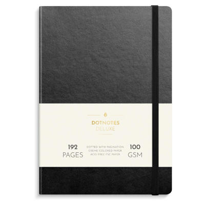 Notesbog A5 DotNotes, sort