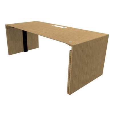 Hæve/sænke bord Dencon Gavlbord 200x90 cm, eg