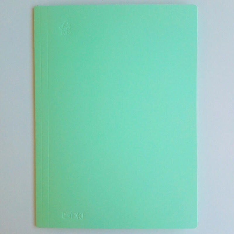 Mappe DKF nr. 125 A4 m/3 klap 801202, grøn