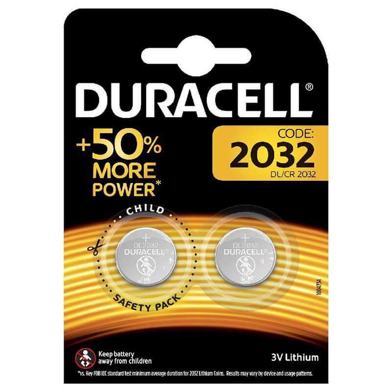 Batteri Duracell Electronics 2032 2stk/pk