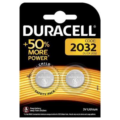 Batteri Duracell Electronics 2032 2stk/pk