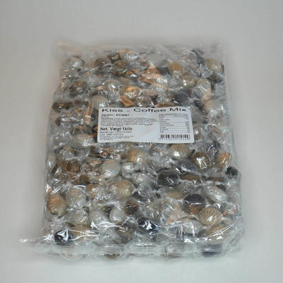 Bolcher Kiss CoffeeMix chokoladefyldt blanding 1 kg