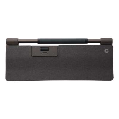 Rollermouse Pro Contour Wired, Regular wrist rest Dark grey