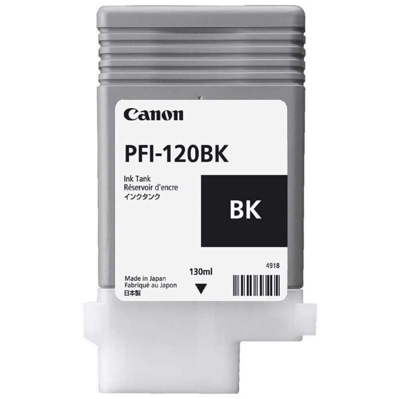 Farvepatron Canon PFI-120BK, sort